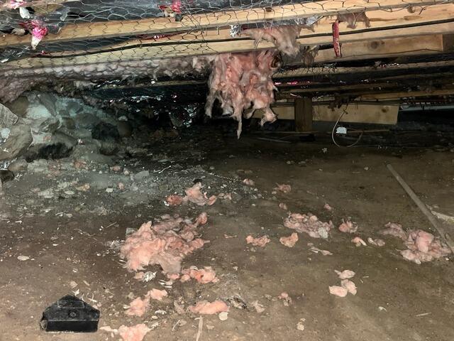 Crawl Space Repair in St. Albans City, Vermont, by Matt Clark's Northern Basement Systems. - Before Photo