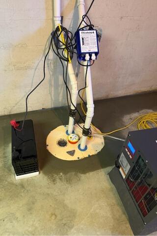 Basement Waterproofing in Springfield, Vermont, by Matt Clark's Northern Basement Systems. - After Photo