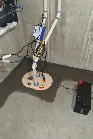 Basement Waterproofing in Northfield, Vermont, by Matt Clark's Northern Basement Systems. - After Photo