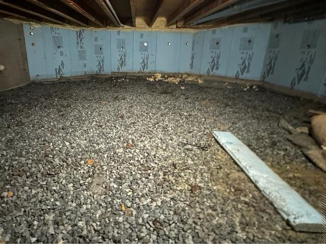 Crawl Space Repair in Plattsburgh, New York, by Matt Clark's Northern Basement Systems.