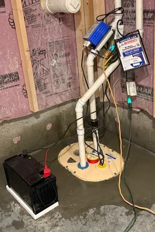 Basement Waterproofing in Swanton, Vermont, by Matt Clark's Northern Basement Systems. - After Photo