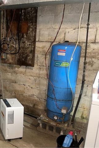 Basement Waterproofing in Plymouth, New Hampshire, by Matt Clark's Northern Basement Systems. - Before Photo