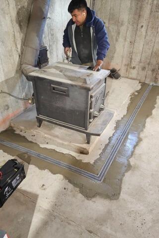 Basement Waterproofing in Lancaster, New Hampshire, by Matt Clark's Northern Basement Systesm. - After Photo