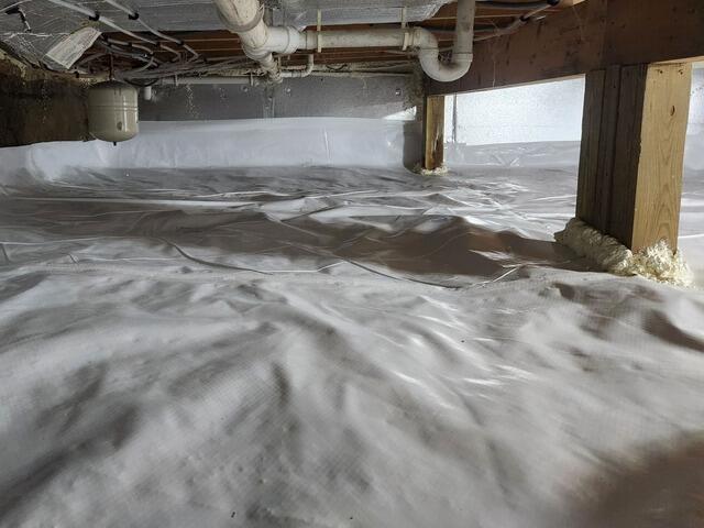 Crawl Space Winterization in Conway, New Hampshire, by Matt Clark's Northern Basement Systems. - After Photo