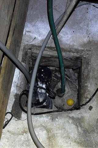 Basement Waterproofing in Contoocook, New Hampshire, by Matt Clark's Northern Basement Systems. - Before Photo