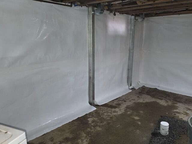 Basement Waterproofing in Keene, New Hampshire, by Matt Clark's Northern Basement Systems. - After Photo