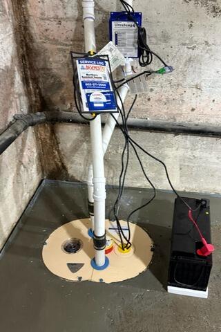 Basement Waterproofing in Hanover, New Hampshire, by Matt Clark's Northern Basement Systems.