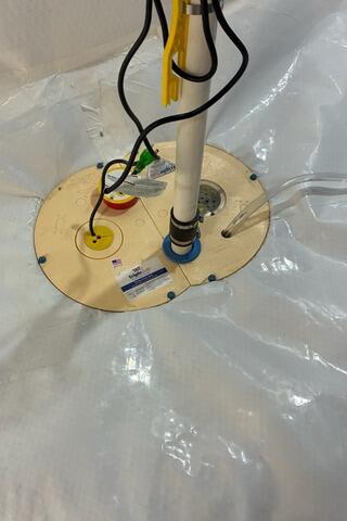 Crawlspace Waterproofing in Conway, New Hampshire, by Matt Clark's Northern Basement Systems. - After Photo