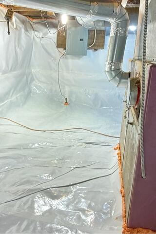 Crawl Space Repair in Contoocook, New Hampshire, by Matt Clark's Northern Basement Systems. - After Photo