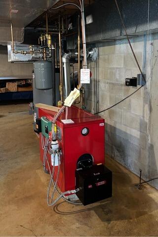 Basement Waterproofing in Plattsburgh, New York, by Matt Clark's Northern Basement Systems. - Before Photo