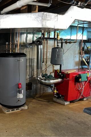 Basement Waterproofing in Elizabethtown, New York, by Matt Clark's Northern Basement Systems. - Before Photo