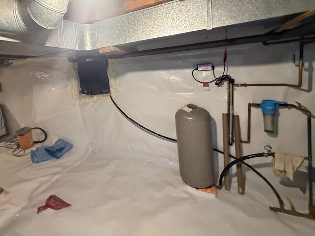 Crawl Space Encapsulation in Colchester, Vermont. | Matt Clark's Northern Basement Systems - After Photo