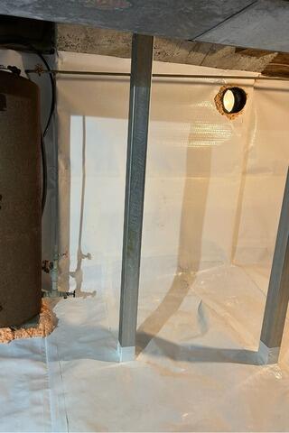 Crawl Space Repair in Shaftsbury, Vermont | Matt Clark's Northern Basement Systems - After Photo