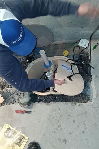 Basement Waterproofing in Laconia, New Hampshire | Matt Clark's Northern Basement Systems - Before Photo