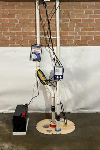 Wet Basement Repair in Conway, New Hampshire | Matt Clark's Northern Basement Systems - After Photo