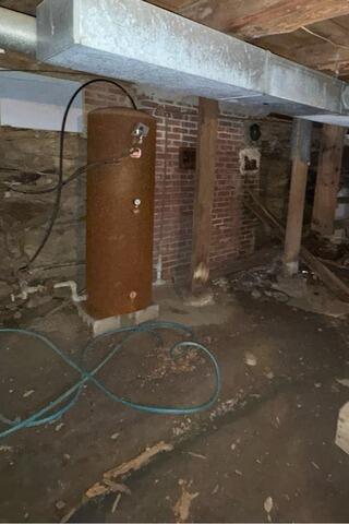 Crawl Space Encapsulation & SmartJack Installation in Goshen, New Hampshire | Matt Clark's Northern Basement Systems - Before Photo