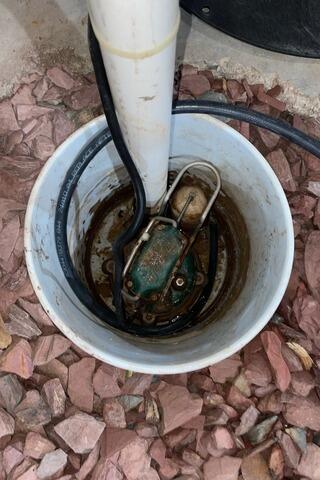 Basement Waterproofing in Milton, Vermont | Matt Clark's Northern Basement Systems - Before Photo