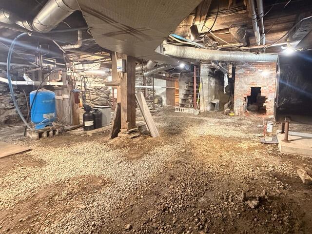 Basement Structural Repair and Waterproofing in East Hardwick, Vermont | Matt Clark's Northern Basement Systems - Before Photo