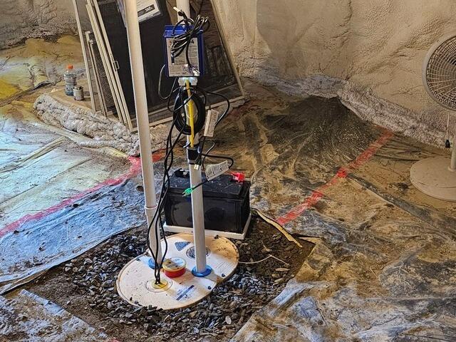 Basement Waterproofing in East Corinth, Vermont | Matt Clark's Northern Basement Systems - After Photo