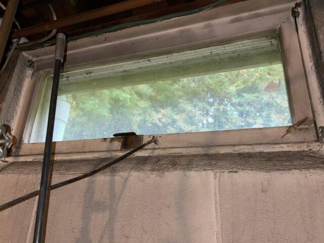 Basement Window Replacement in Barre, Vermont | Matt Clark's Northern Basement Systems - Before Photo
