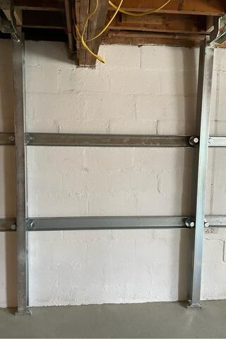 Foundation Wall Repair in Morgan, Vermont | Matt Clark's Northern Basement Systems - After Photo
