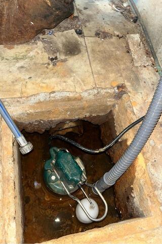 Basement Waterproofing in West Topsham, Vermont | Matt Clark's Northern Basement Systems - Before Photo