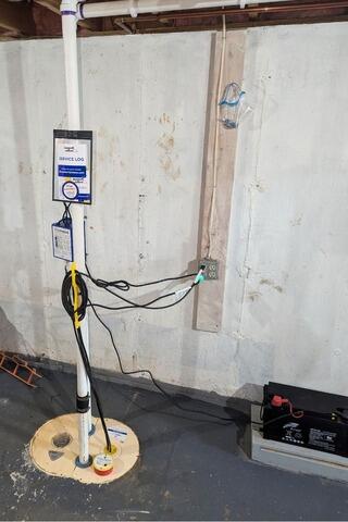 Basement Waterproofing in North Springfield, Vermont | Matt Clark's Northern Basement Systems - After Photo
