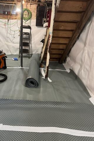 Clean Space Encapsulation in Waterville, Vermont | Matt Clark's Northern Basement Systems - Before Photo