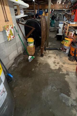 Basement Waterproofing in Bridgewater Corners, Vermont | Matt Clark's Northern Basement Systems - Before Photo