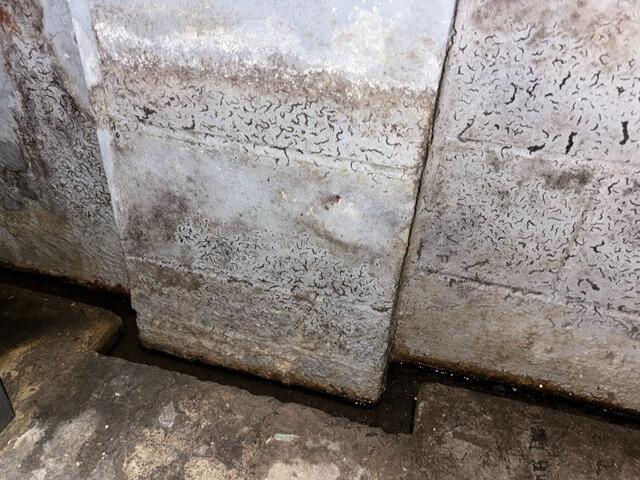 Basement Waterproofing in Saxtons River, Vermont | Matt Clark's Northern Basement Systems - Before Photo