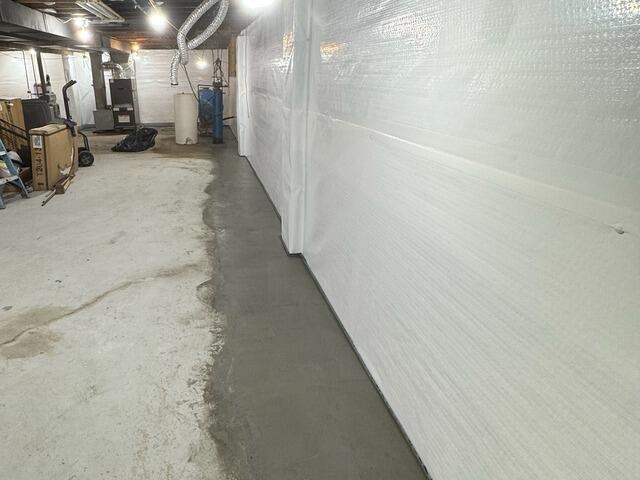 Basement Waterproofing in Saxtons River, Vermont | Matt Clark's Northern Basement Systems - After Photo