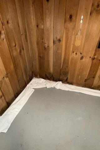 Basement Waterproofing in Whiting, Vermont | Matt Clark's Northern Basement Systems - Before Photo