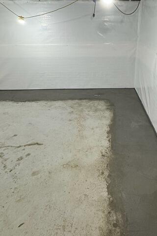 Basement Waterproofing in Eden Mills, Vermont | Matt Clark's Northern Basement Systems - After Photo