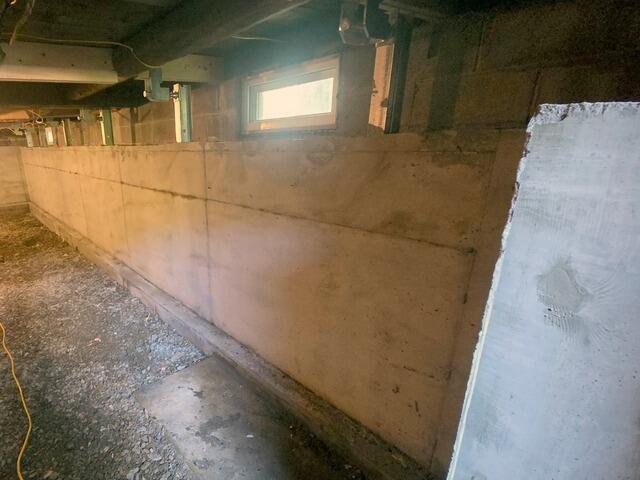 StableLock™ Wall System Repair in Lebanon, New Hampshire | Matt Clark's Northern Basement Systems - After Photo