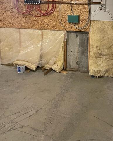 Basement Waterproofing in Eaton Center, New Hampshire | Matt Clark's Northern Basement Systems - Before Photo