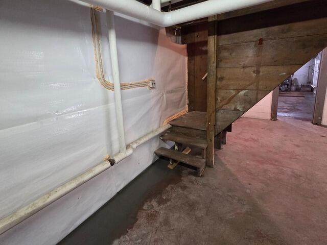 Basement Waterproofing in Peru, Vermont | Matt Clark's Northern Basement Systems - After Photo