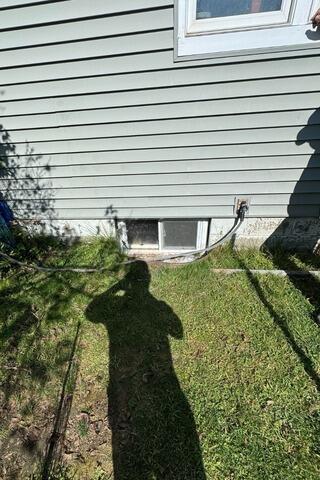 Egress Window Installation in Colchester, Vermont | Matt Clark's Northern Basement Systems - Before Photo