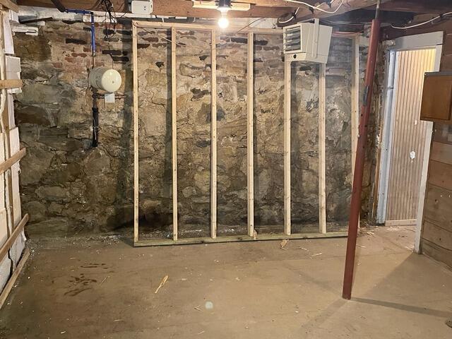 Basement Repair in Ashuelot, New Hampshire | Matt Clark's Northern Basement Systems - Before Photo