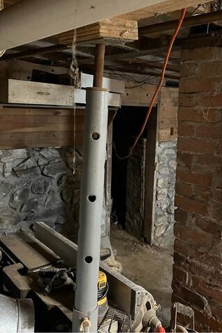 Sagging Floors in Wells River, Vermont | Matt Clark's Northern Basement Systems - Before Photo