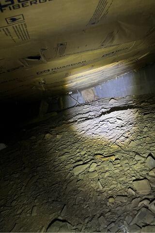 Crawl Space Encapsulation Repair in West Hailfax, Vermont | Matt Clark's Northern Basement Systems - Before Photo