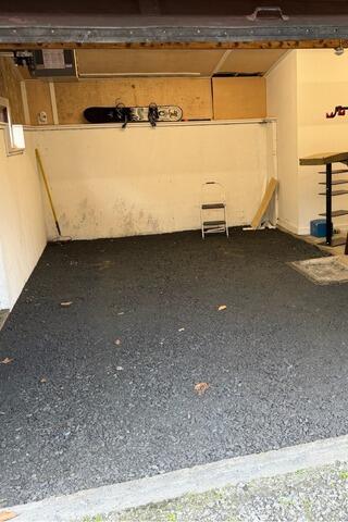 New Garage Concrete Floor in West Fairlee, Vermont | Matt Clark's Northern Basement Systems - Before Photo
