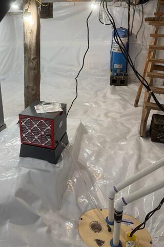 Basement Waterproofing and Encapsulation in Lyndon Center, VT | Matt Clark's Northern Basement Systems - After Photo