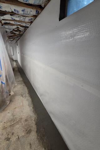 Basement Waterproofing in Jacksonville, VT | Matt Clark's Northern Basement Systems - After Photo