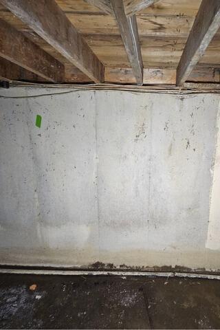 Basement Waterproofing in West Hartford, VT | Matt Clark's Northern Basement Systems - Before Photo