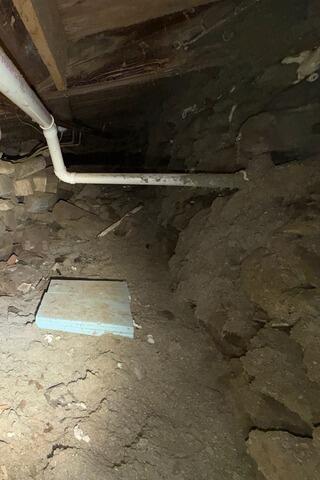 Crawl Space Insulation and Encapsulation in North Montpelier, VT | Matt Clark's Northern Basement Systems - Before Photo