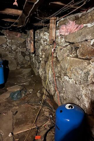 Crawl Space Encapsulation in Taftsville, VT | Matt Clark's Northern Basement Systems - Before Photo