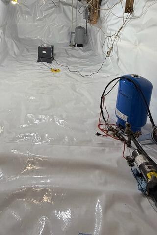 Crawl Space Encapsulation in Taftsville, VT | Matt Clark's Northern Basement Systems - After Photo