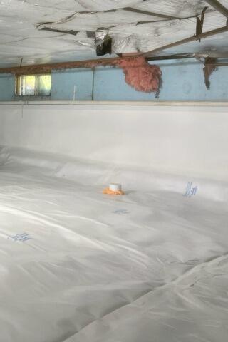 Crawl Space Repair in West Dummerston, VT | Matt Clark's Northern Basement Systems - After Photo