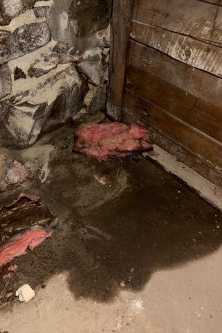 Waterproofing an Older Stone Basement in Brattleboro, VT | Matt Clark's Northern Basement Systems - Before Photo