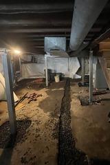 Basement Structural Repair in Swanton, Vermont, by Matt Clark's Northern Basement Systems.